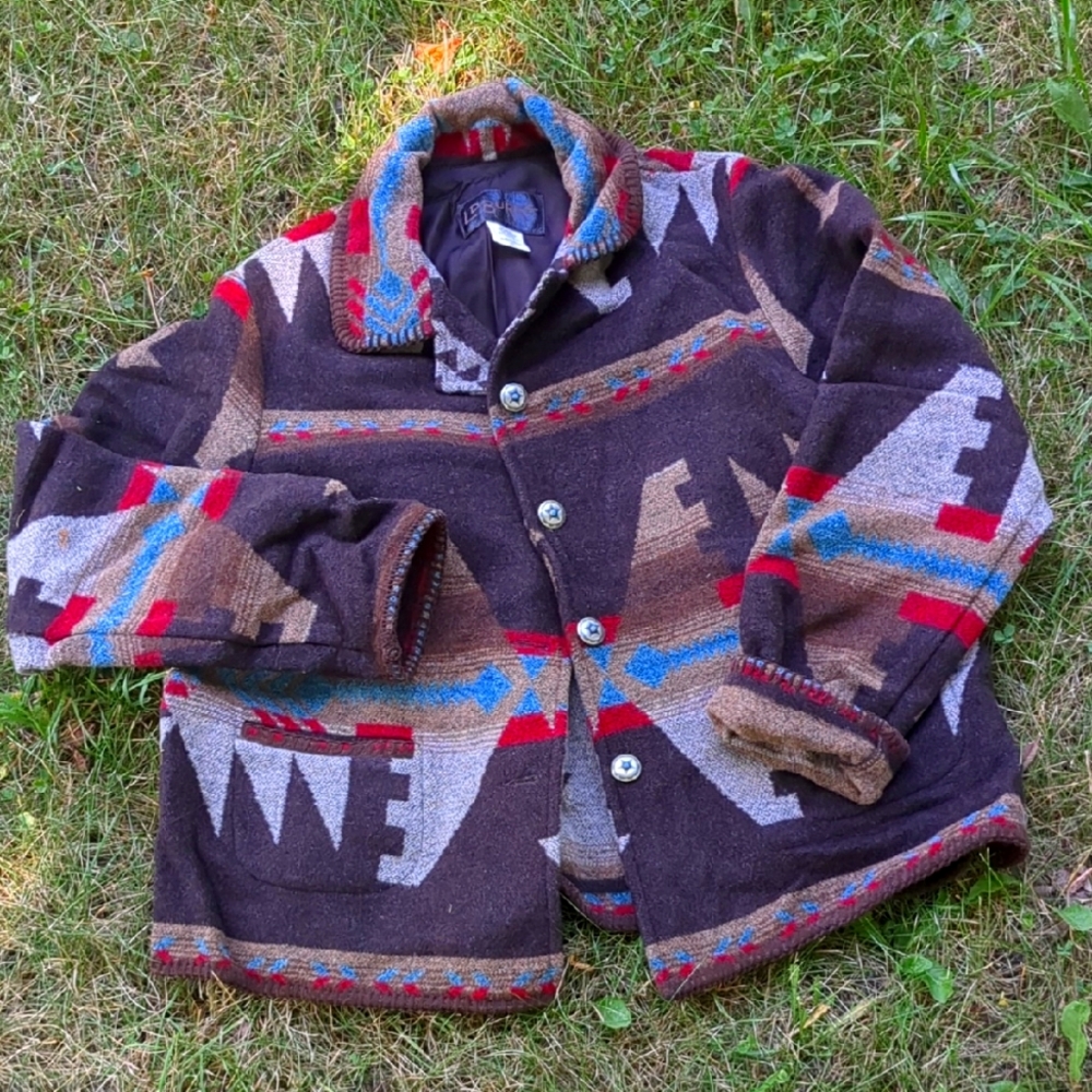 Women's Western Multicolor Patterned Jacket - image 1